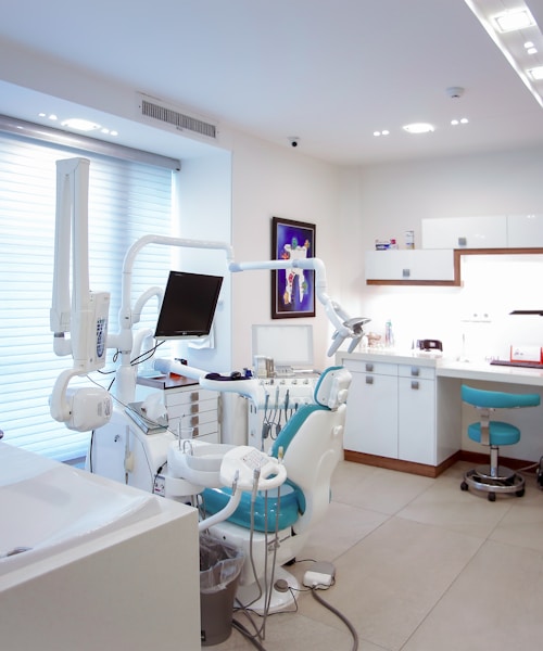 Modern dental office interior